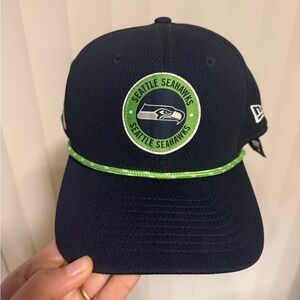 Seattle Seahawks Navy Snapback Cap